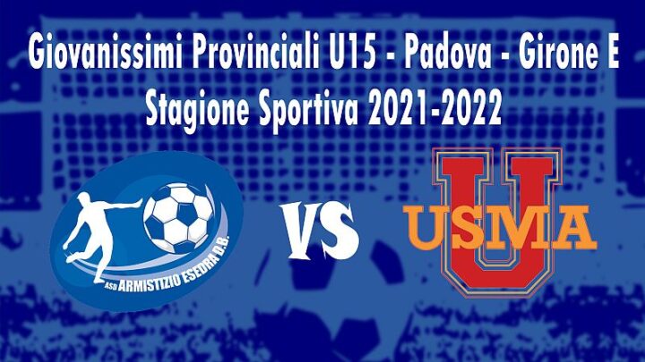 Calcio 8^ giornata Giovanissimi Provinciali U15 Padova Girone E Stagione Sportiva 2021 2022